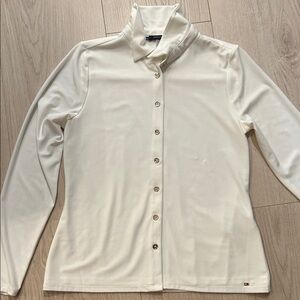 Women’s White Button Down Blouse